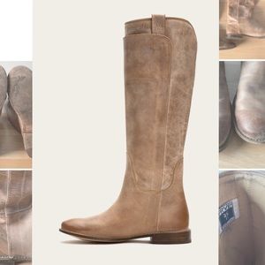 Frye Paige Tall riding boot in Tan